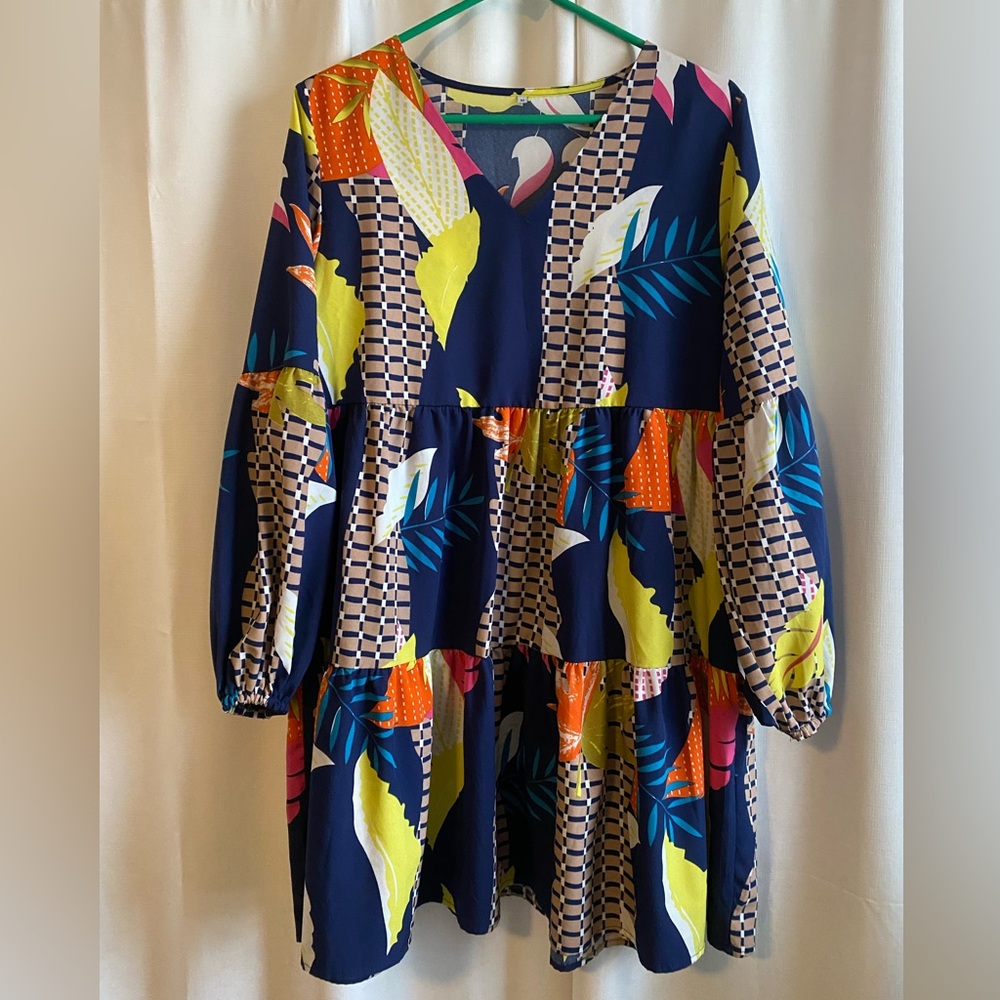 Colorful Patterned Dress